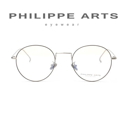 필립아츠 명품 안경테 52135-C5 남자 여자 초경량 가벼운 메탈테 라운드 패션 안경