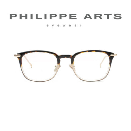 필립아츠 명품 안경테 1718047-C3 사각 투톤 뿔테 남자 여자 패션 안경 오버핏