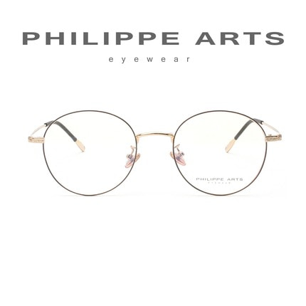 필립아츠 명품 안경테 52111-C6 얇은 메탈테 가벼운 동글이 패션 안경 남자 여자