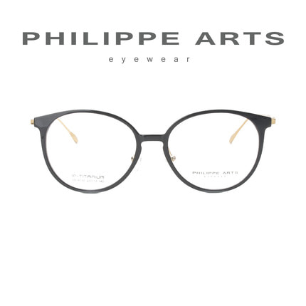 필립아츠 티타늄 안경테 SB9130-C1 IP도금 라운드 뿔테 패션 남자 여자 가벼운 안경 핸드메이드