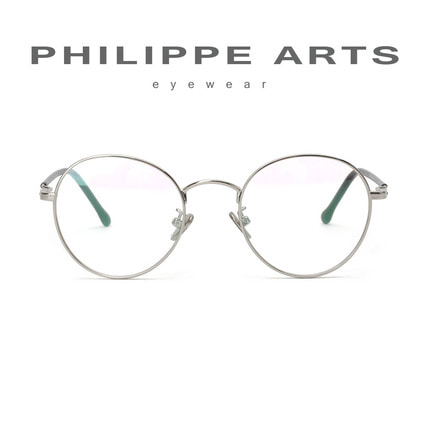 필립아츠 명품 안경테 1718024-C2 가벼운 동글이 메탈테 남자 여자 패션 안경
