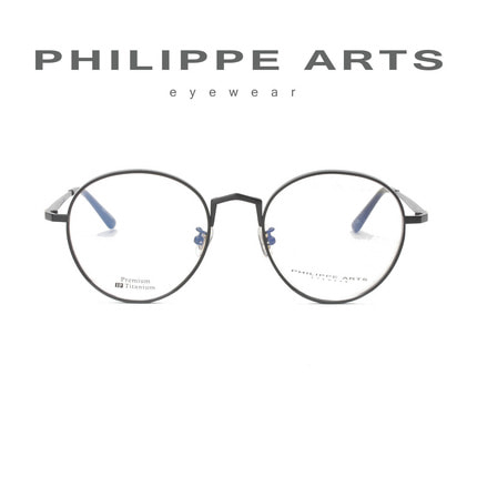 필립아츠 초경량 티타늄 안경테 IP도금 PA5030/D-C03 라운드 가벼운 안경 남자 여자 패션