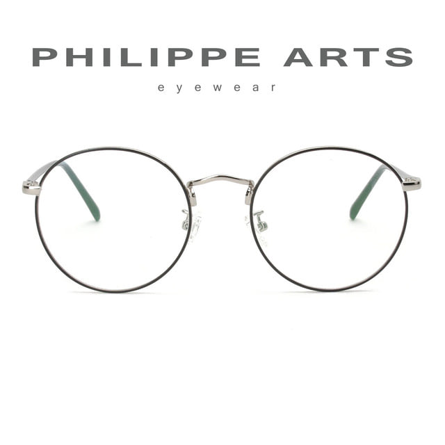 필립아츠 안경테 1879 C2 가벼운 동글이 메탈테 심플한 안경