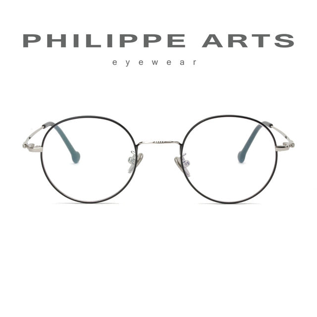 필립아츠 안경테 1718051 C5 메탈테 라운드 가벼운 편안한 안경