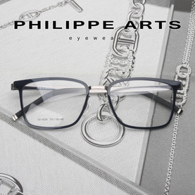 필립아츠 안경테 SE6029-C4 가벼운 사각 뿔테 안경