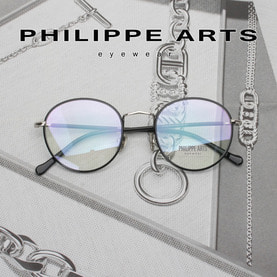 필립아츠 명품 안경테 1718013-C7 동그란 블랙 메탈테 편안한 패션 안경 남자 여자