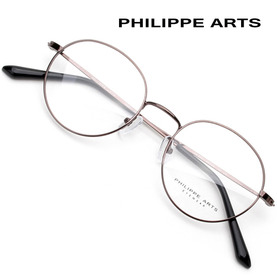 필립아츠 안경테 PA8001-C5 남자 여자 패션 가벼운 동글이 메탈테 안경 국내제작