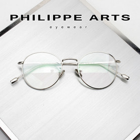 필립아츠 명품 안경테 1718099-C3 초경량 가벼운 얇은 메탈테 동글이 남자 여자 패션 안경
