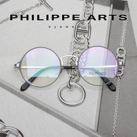 필립아츠 명품 안경테 1718032-C6 동글이 메탈테 엔틱한 디자인 남자 여자 패션 안경