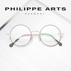 필립아츠 명품 안경테 957-C7 남자 여자 동글이 가벼운 편안한 데일리 패션 안경