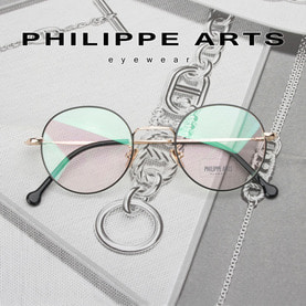 필립아츠 명품 안경테 1718051-C4 동글이 메탈테 가벼운 데일리 안경 패션 남자 여자
