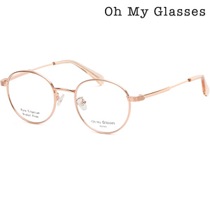 오마이글라시스 티타늄 안경테 OMG0605TK A 가벼운 빈티지 남자 여자 명품 안경