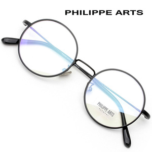 필립아츠 안경테 1718052 C1 심플한 메탈테 동글이 안경
