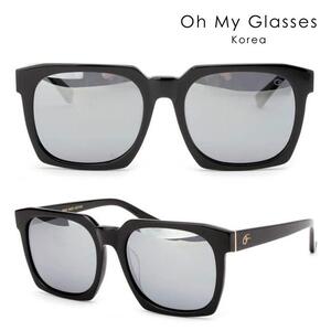 오마이글라시스 선글라스 OMG814S 06 미러 블랙 뿔테