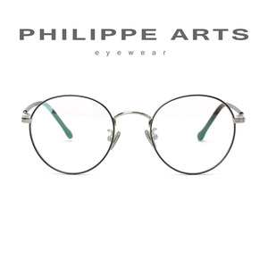 필립아츠 안경테 1718024 C4 가벼운 동글이 메탈테 안경
