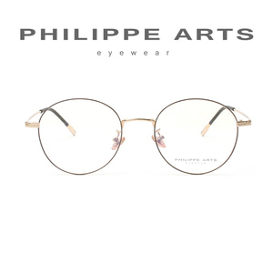 필립아츠 안경테 52111 C6 얇은 메탈테 가벼운 동글이 안경