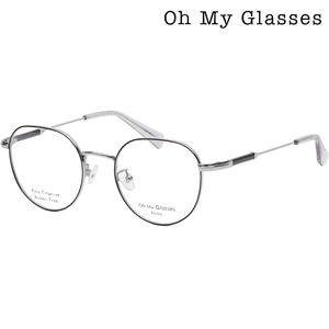 오마이글라시스 티타늄 안경테 OMG0602TK D 원형 초경량 남자 여자 가벼운 안경