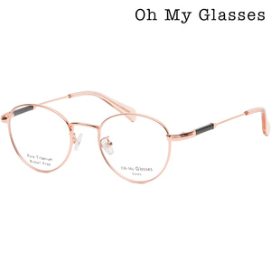 오마이글라시스 티타늄 안경테 OMG0603TK A 가벼운 빈티지 남자 여자 명품 안경