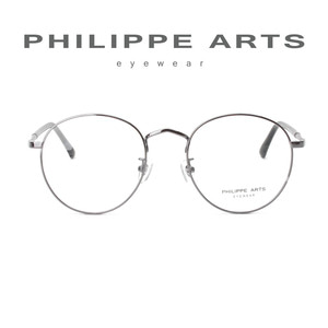 필립아츠 안경테 PA5005D C3 동그란 메탈테 얇은 안경