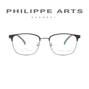 필립아츠 안경테 T6569 C1 가벼운 데일리 하금테 사각 안경