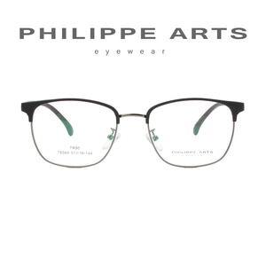 필립아츠 안경테 T6569 C20 가벼운 데일리 하금테 사각 안경