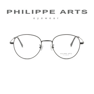필립아츠 안경테 PA5006_D C4 심플한 동글이 오버핏 가벼운 메탈테 안경