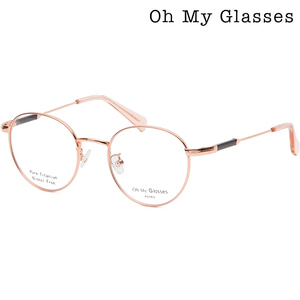 오마이글라시스 티타늄 안경테 가벼운 빈티지 OMG0601TK A 남자 여자 명품 안경