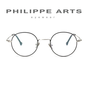 필립아츠 안경테 1718051 C5 메탈테 라운드 가벼운 편안한 안경